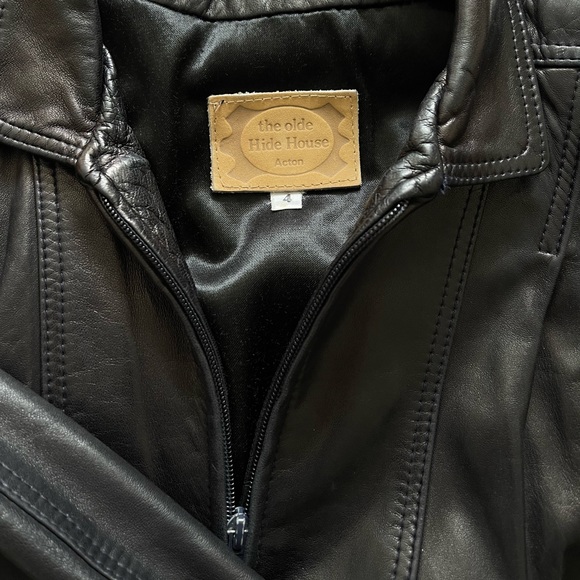 The Olde Hide House Vintage 90s Women’s Leather Jacket - Picture 4 of 5